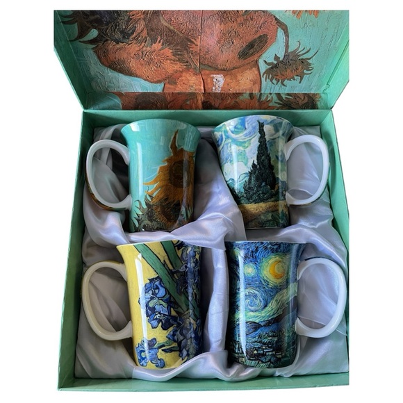 New in Box. Van Gogh Classics Mugs by McIntosh fine Bone China - Picture 5 of 5